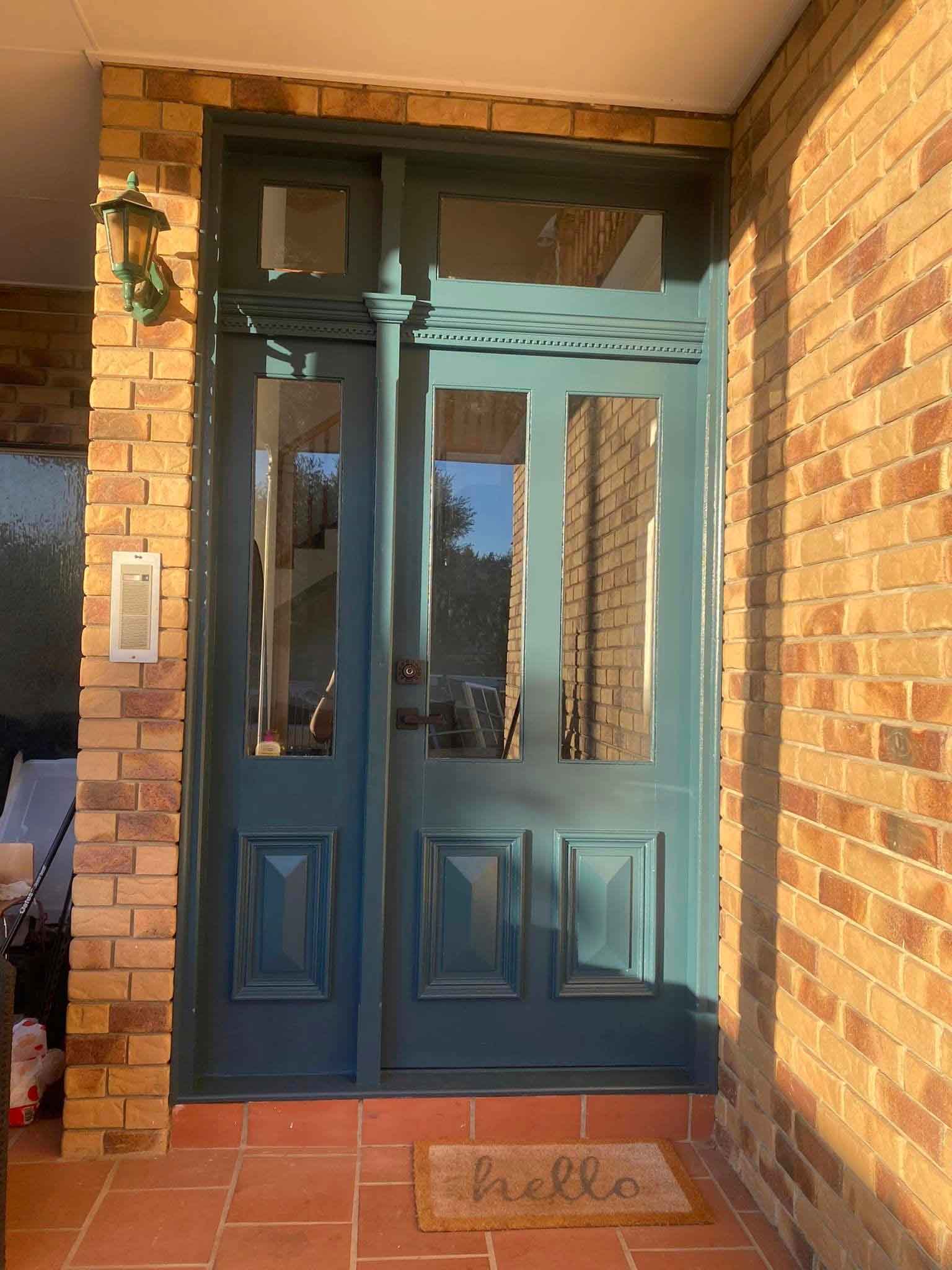 Home 15 Security door installation before